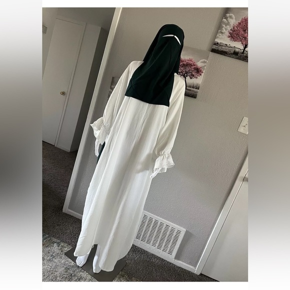 Three layers nose string niqab with batwing sleeve Arabian dress🥰niqab hijab - Picture 5 of 8